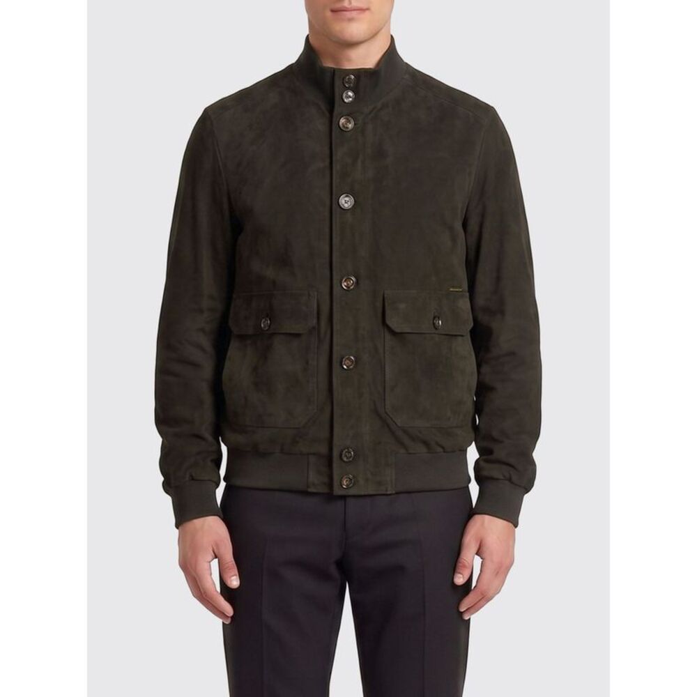 Moorer Jacket Men Brown